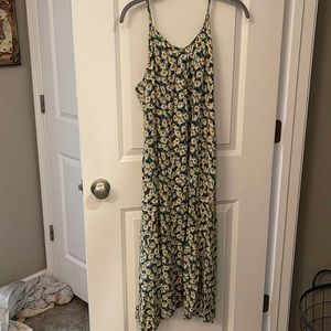 Sleeveless summer swing dress